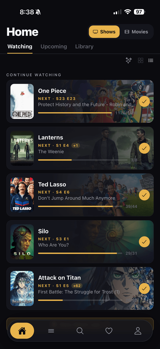 Lazywatch screenshot